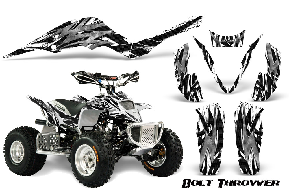 Apex Pro Shark Graphics Kit Bolt Thrower White